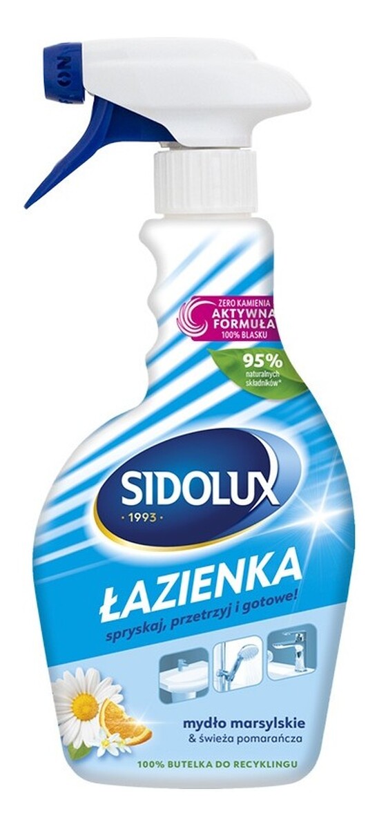 Spray do czyszczenia łazienki Mydło Marsylskie & Świeża Pomarańcza