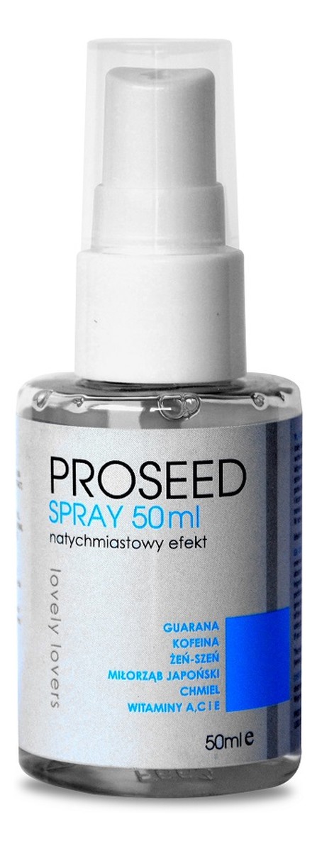 Spray immediate effect spray intymny na potencję dla mężczyzn