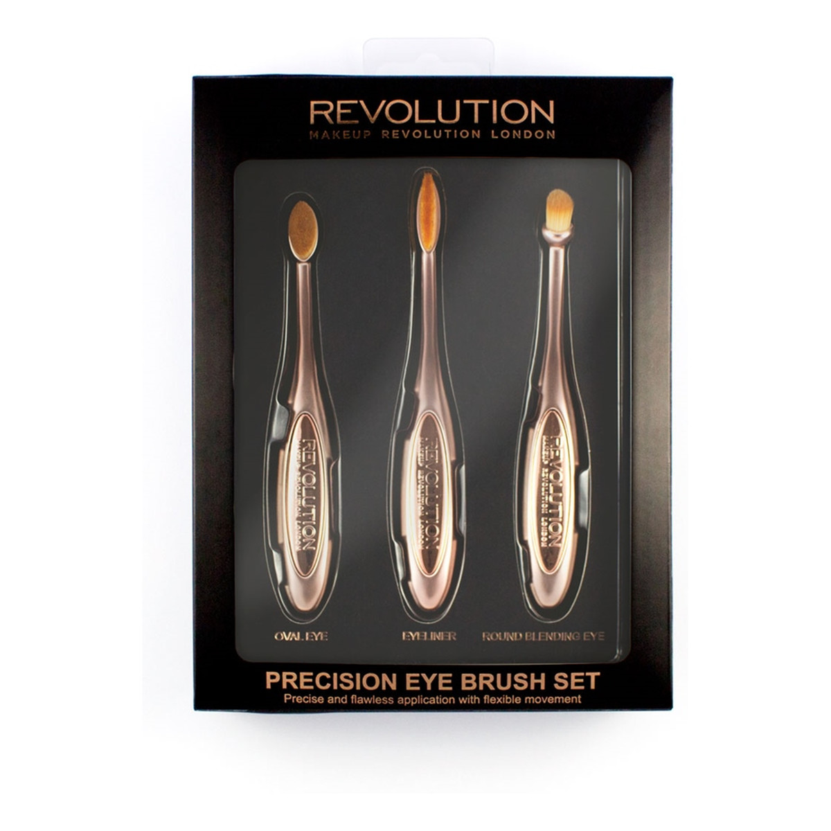 Makeup Revolution Precision Eye Brush Set Pędzelki Do Makijażu Oczu