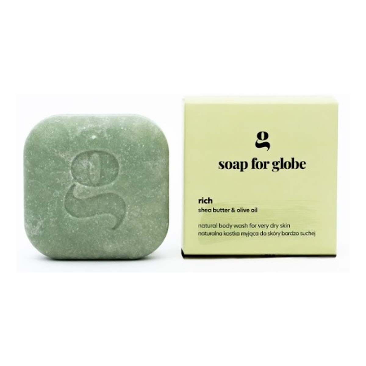 Soap for Globe Kostka myjąca do skóry suchej rich 100g