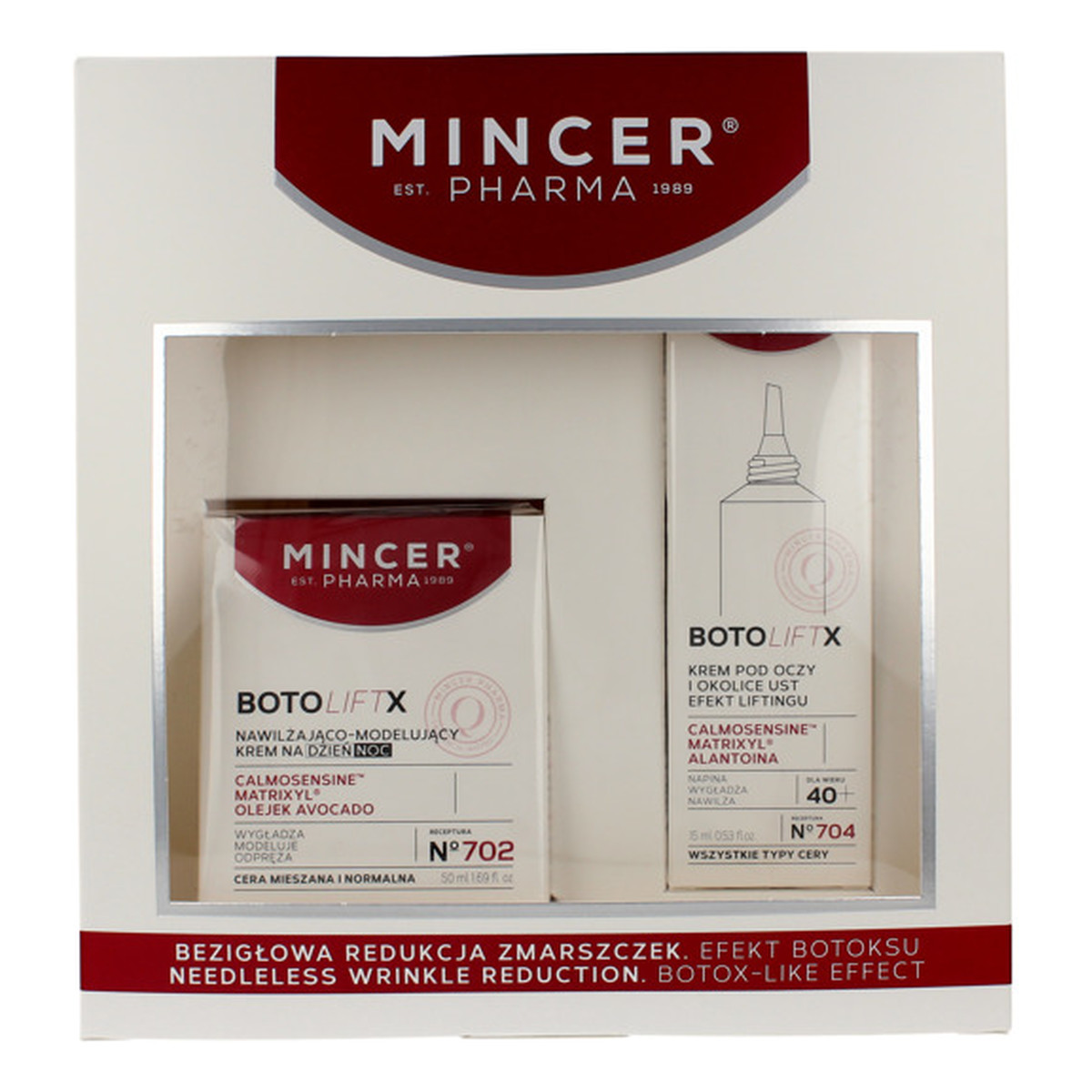 Mincer Pharma Boto Lift X Zestaw prezentowy (krem na dzień i noc 50ml+krem pod oczy 50ml)