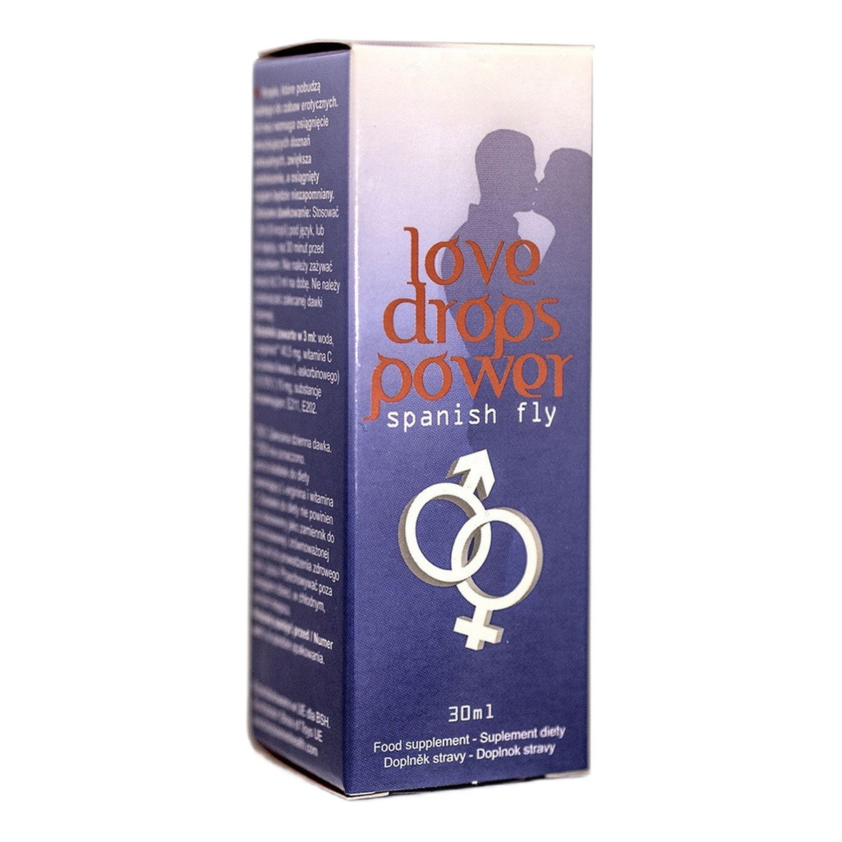 B-Series Health Spanish fly love drops power środek wspomagający zwiększenie popędu seksualnego 30ml