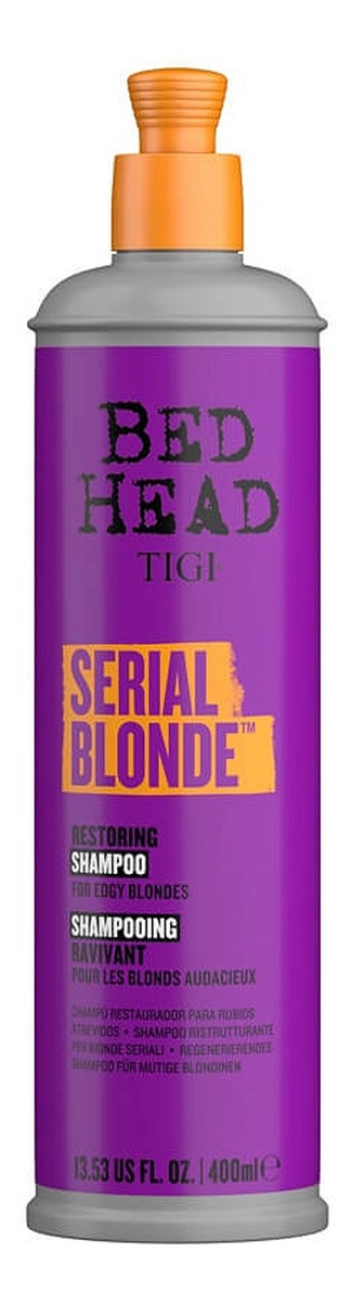 Bed head serial blonde shampoo szampon do zniszczonych włosów blond