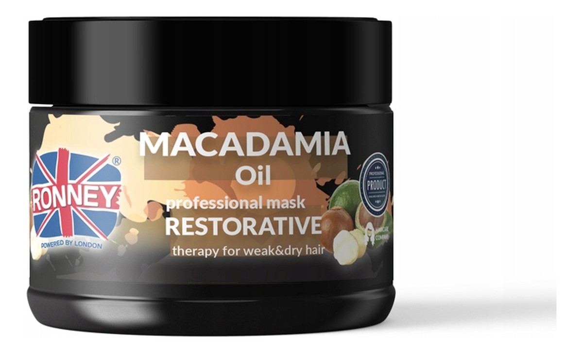 Macadamia oil professional mask restorative wzmacniająca maska do włosów suchych i osłabionych