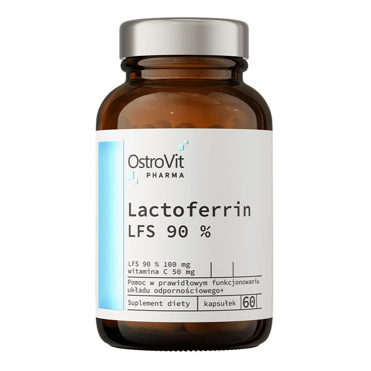 OstroVit Lactoferrin lfs 90% laktoferyna suplement diety 60 kapsułek