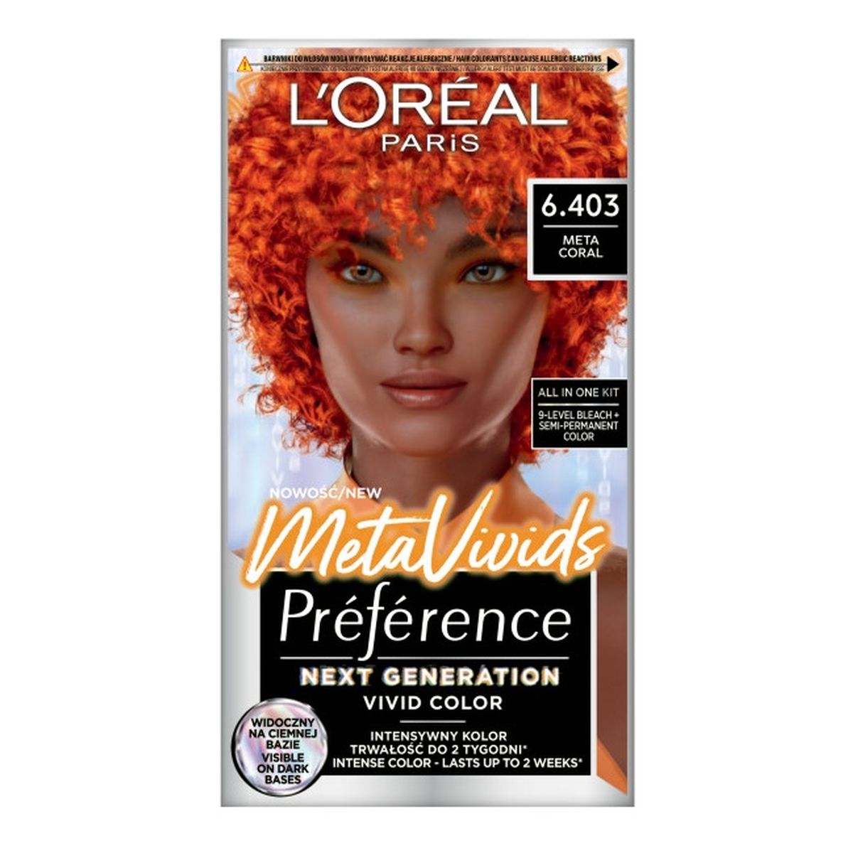 Loreal Preference metavivids farba do włosów