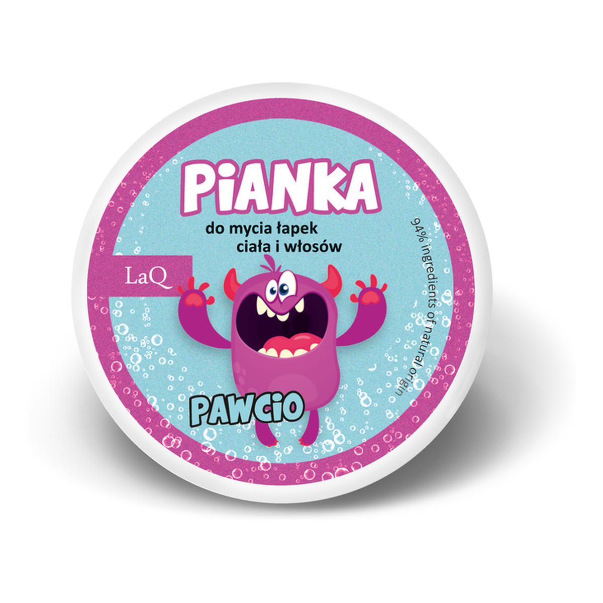 Laq Pianka do mycia łapek, ciała i włosów PAWCIO dla dzieci 20g