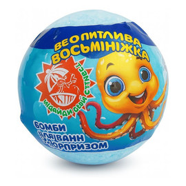 kula do kąpieli Curious Octopus z niespodzianką