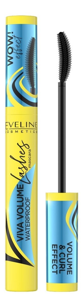 Lashes Waterproof Maskara do rzęs pogrubiająco-podkręcająca - black