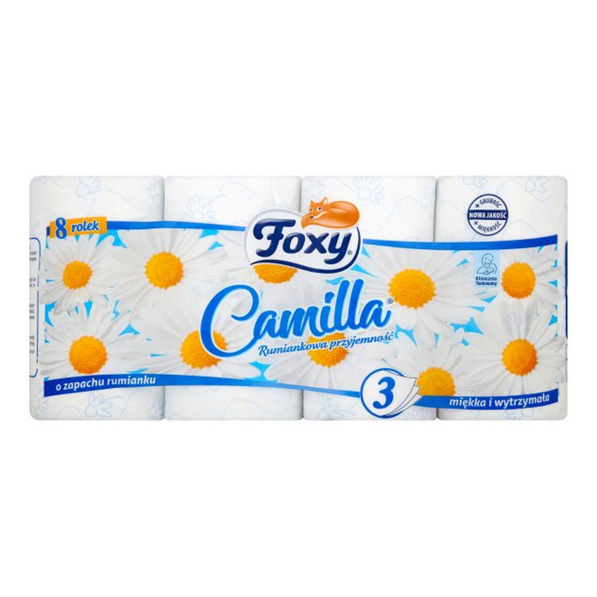 Foxy Camilla Papier toaletowy o zapachu rumianku 8 rolek