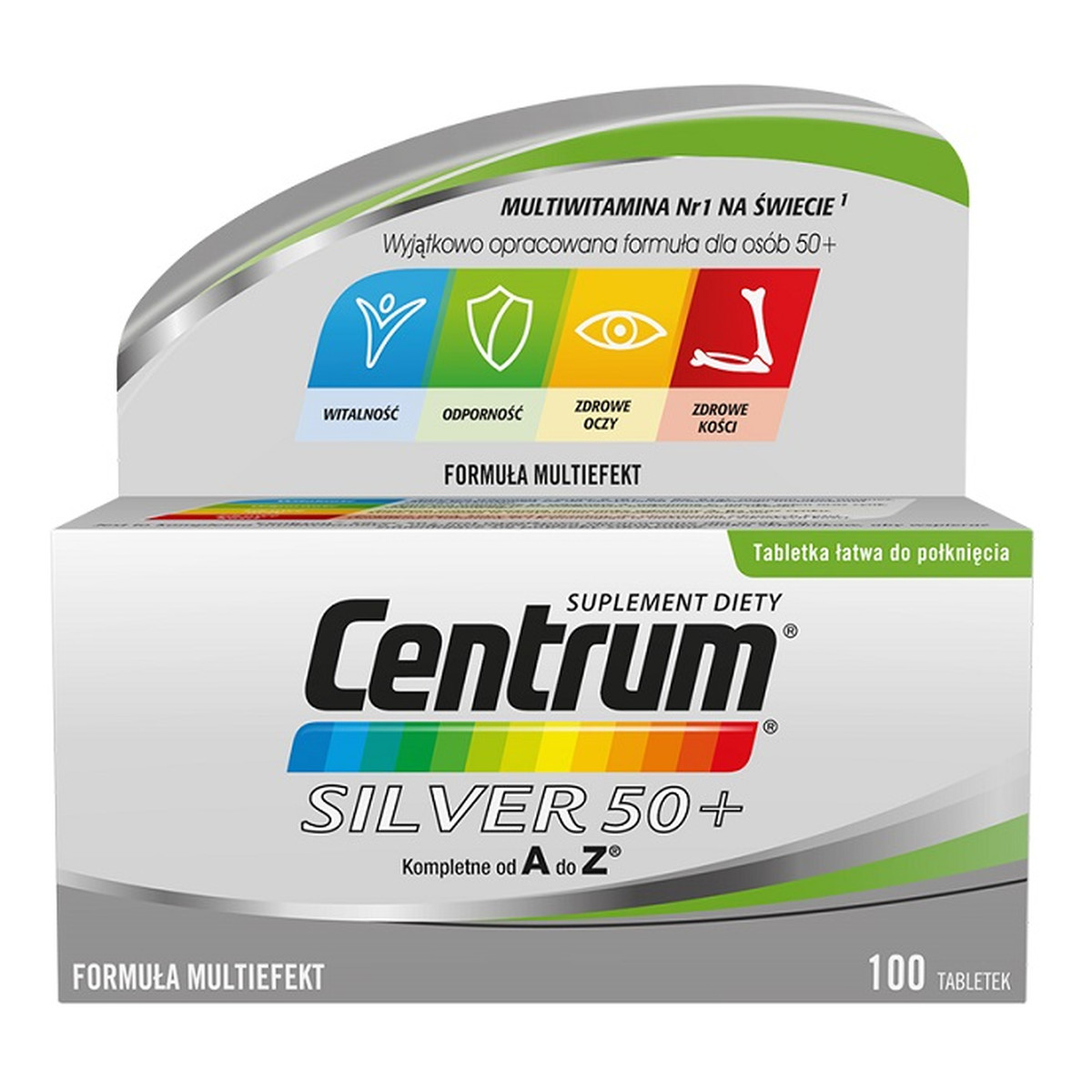 Centrum Silver 50+ witaminy suplement diety 100 tabletek
