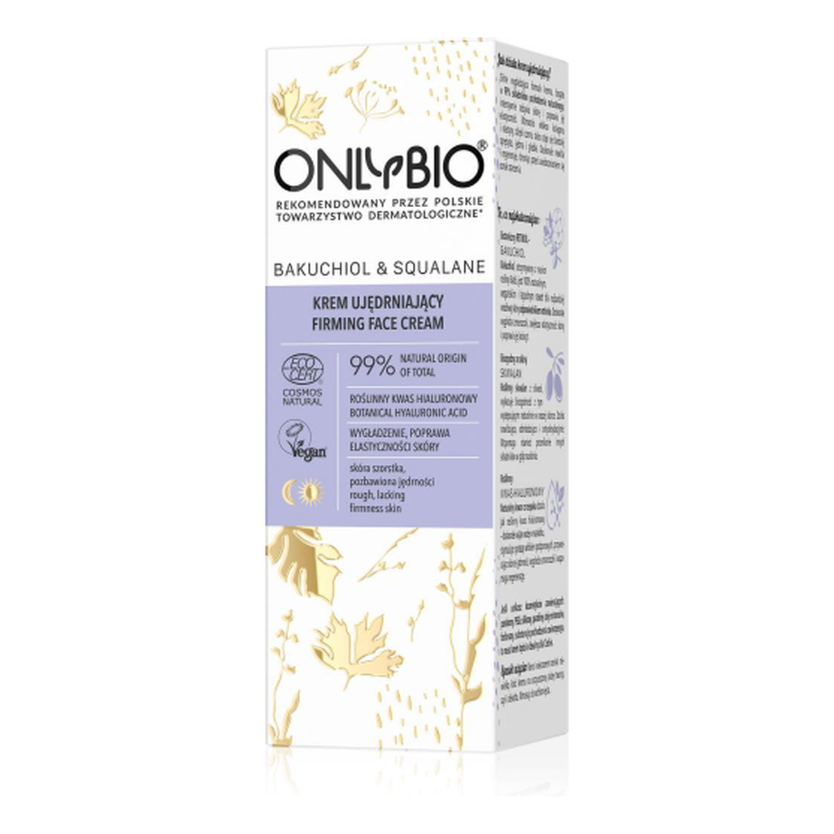 OnlyBio Bakuchiol & Skwalan krem ujędrniający do twarzy 50ml