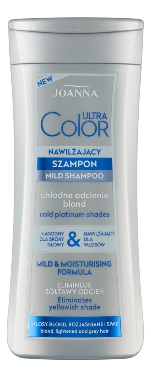 Ultra color nawilżający szampon chłodne odcienie blond