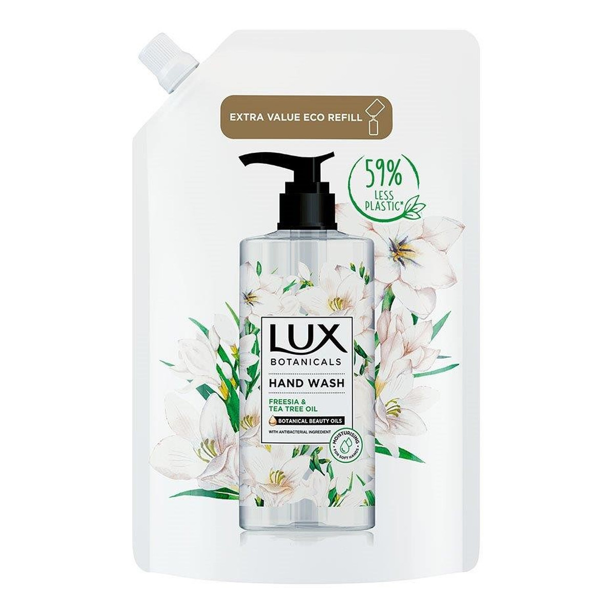 Lux Botanicals Mydło w płynie Freesia & Tee Tree Oil - zapas 700ml