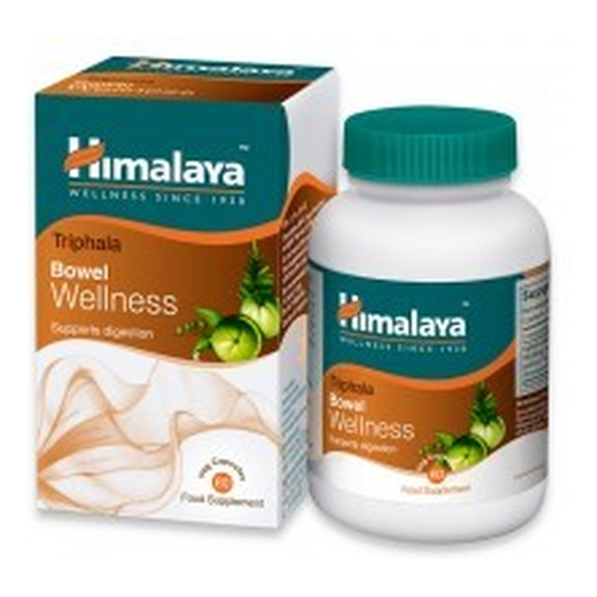 Himalaya Wellness Triphala Bowel Wellness suplement diety wspomagający prawidłowe funkcjonowanie układu trawiennego 60 kapsułek