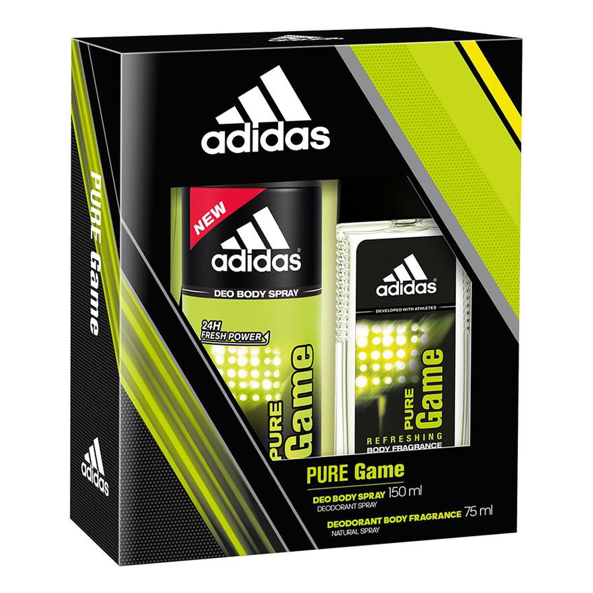 Adidas Pure Game zestaw prezentowy męski 75ml