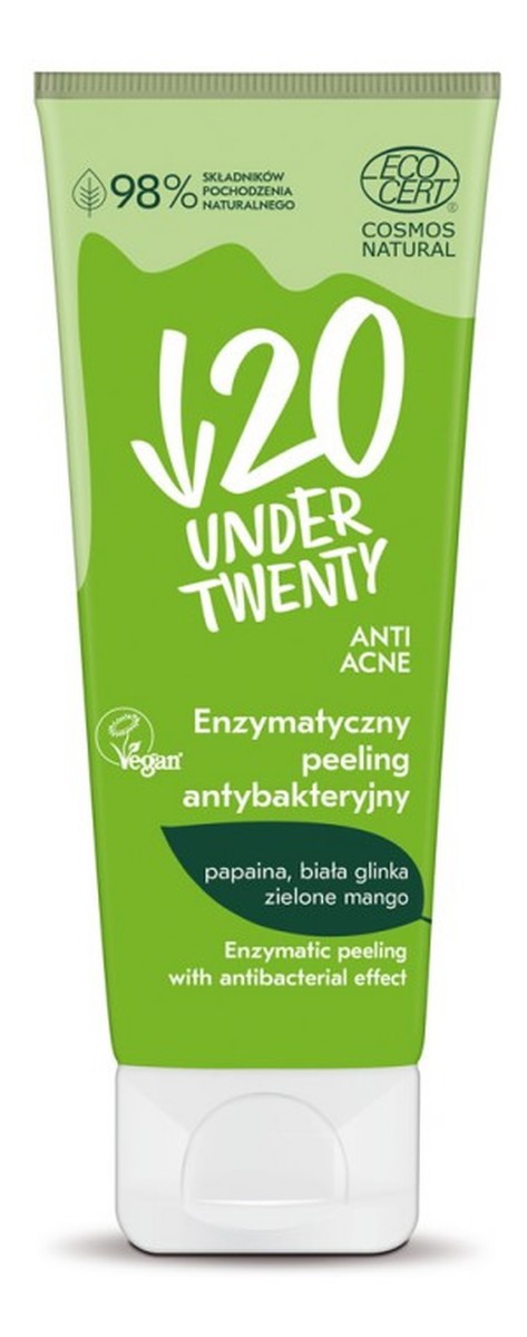 Węglowy peeling scrub enzymatyczno-mechaniczny
