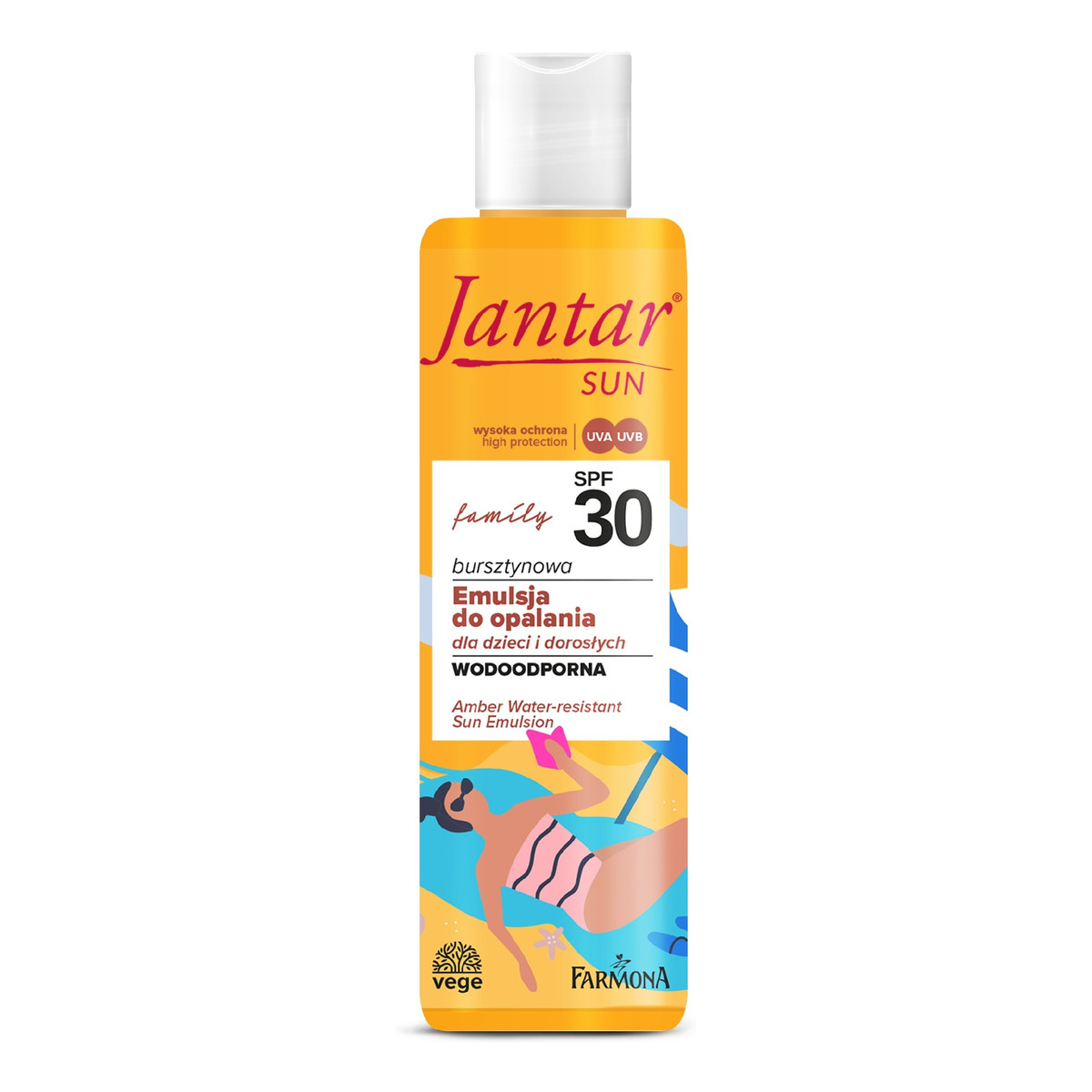 Farmona Jantar sun bursztynowa Emulsja do opalania family spf30 200ml