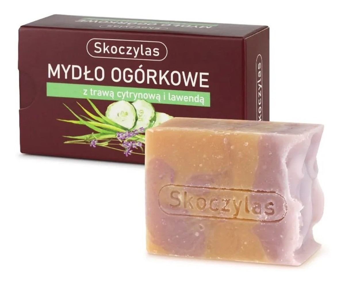 Mydło ogórkowe z trawą cytrynową i lawendą