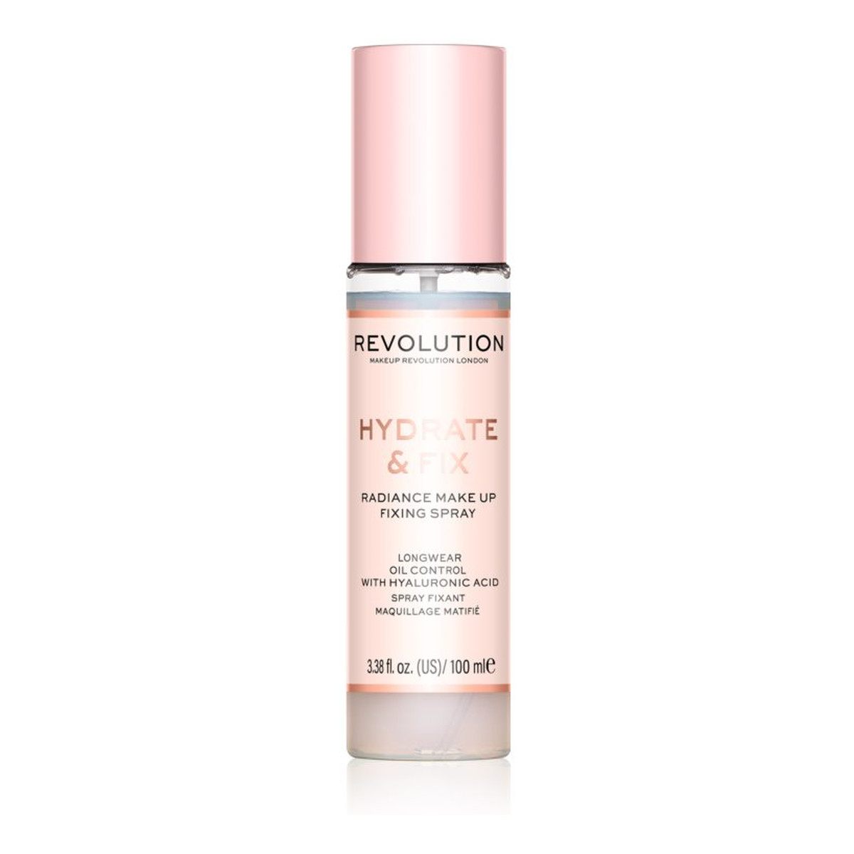 Makeup Revolution Hydrate & Fix Spray Utrwalający makijaż 100ml