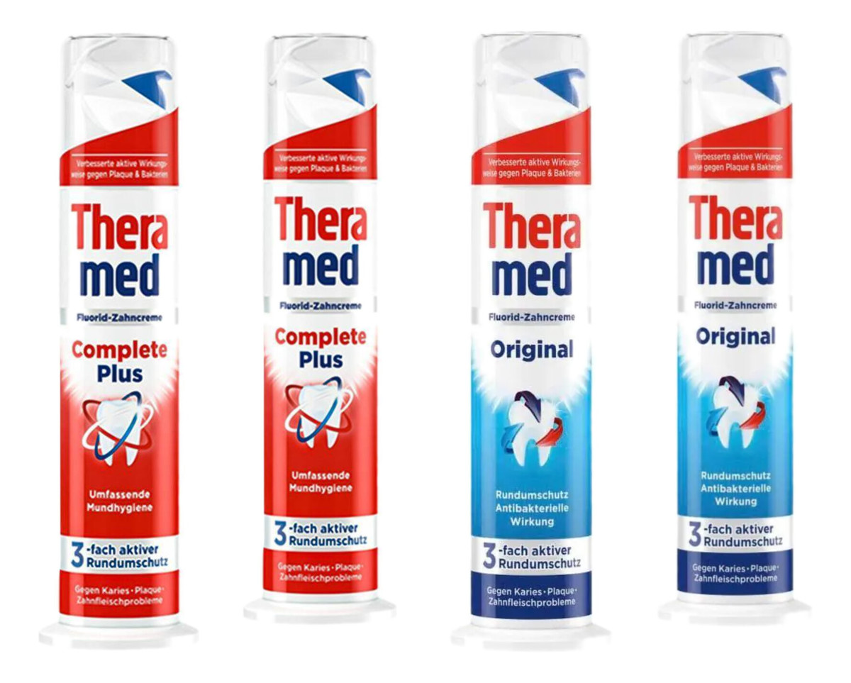 Pasta do zębów 2x Complete Plus + 2xOriginal 4x100ml