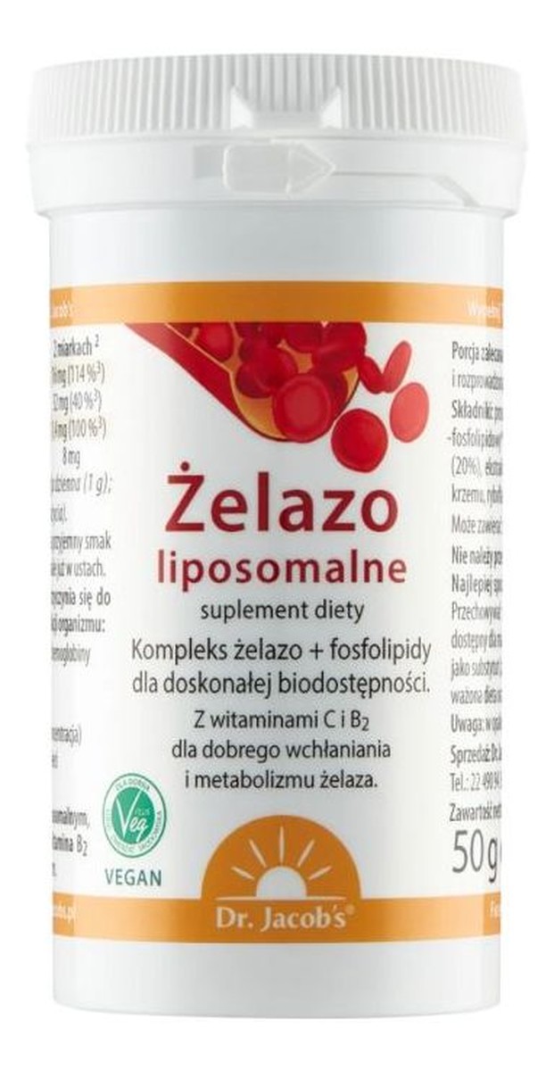 Żelazo liposomalne suplement diety