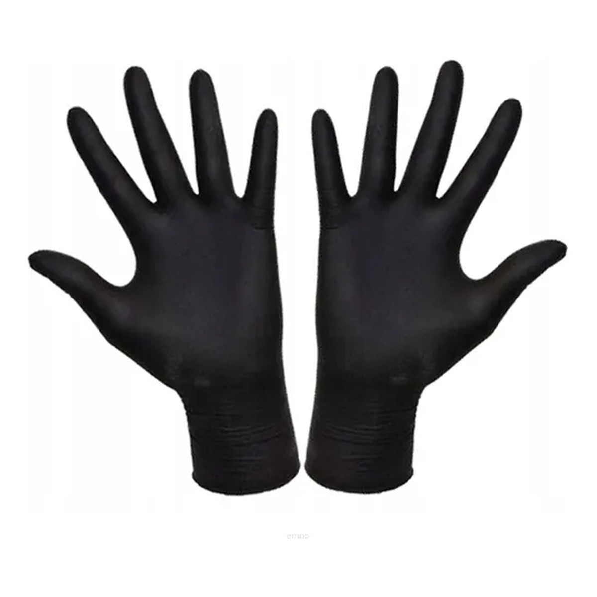 Zarys EasyCare Nitrile Rękawice diagnostyczne nitrylowe bezpudrowe niesterylne czarne XL 100szt.