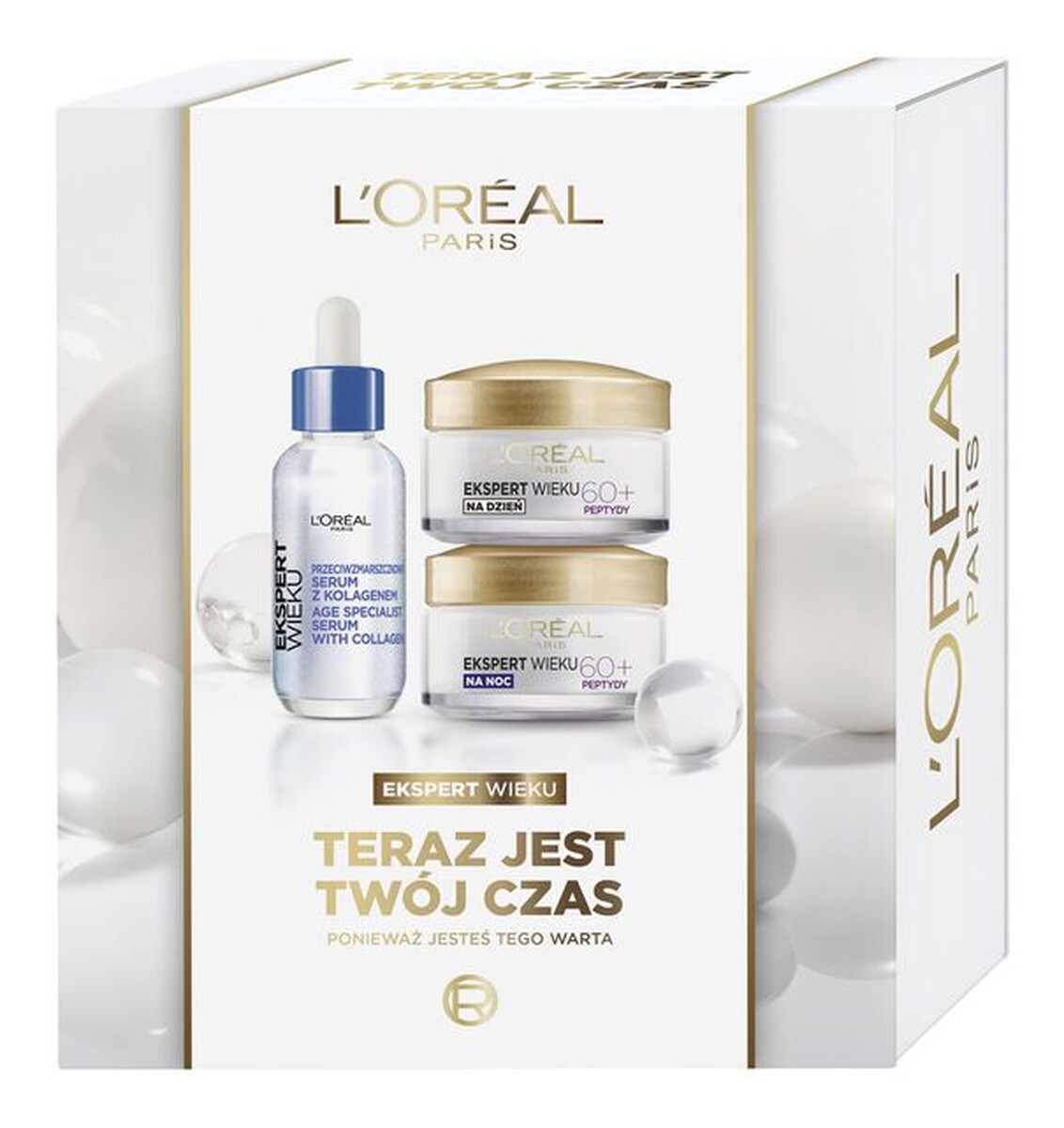 Zestaw serum do twarzy krem na dzień krem na noc