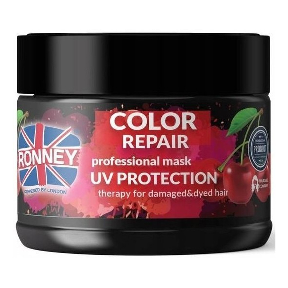 Ronney Color Repair Professional Mask UV Protection Therapy For Damaged & Dyed Hair maska zabezpieczająca kolor włosów farbowanych z ekstraktem z japońskiej wiśni 300ml