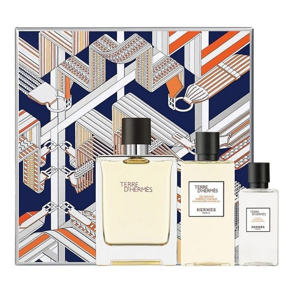 Hermes Terre D'Hermes zestaw (woda toaletowa 100ml + żel pod prysznic 80ml + balsam po goleniu 40ml)