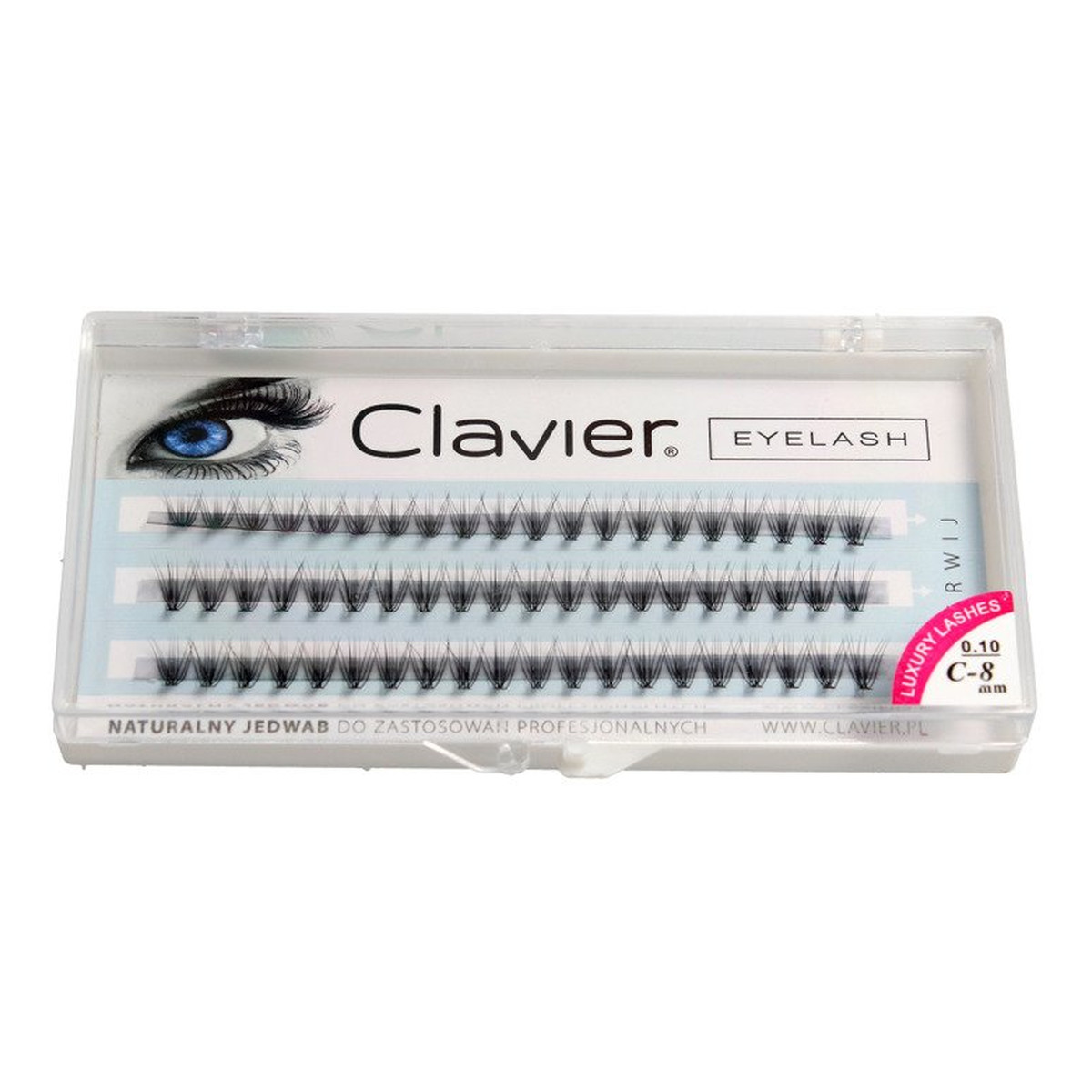 Clavier Eyelash kępki rzęs 8mm