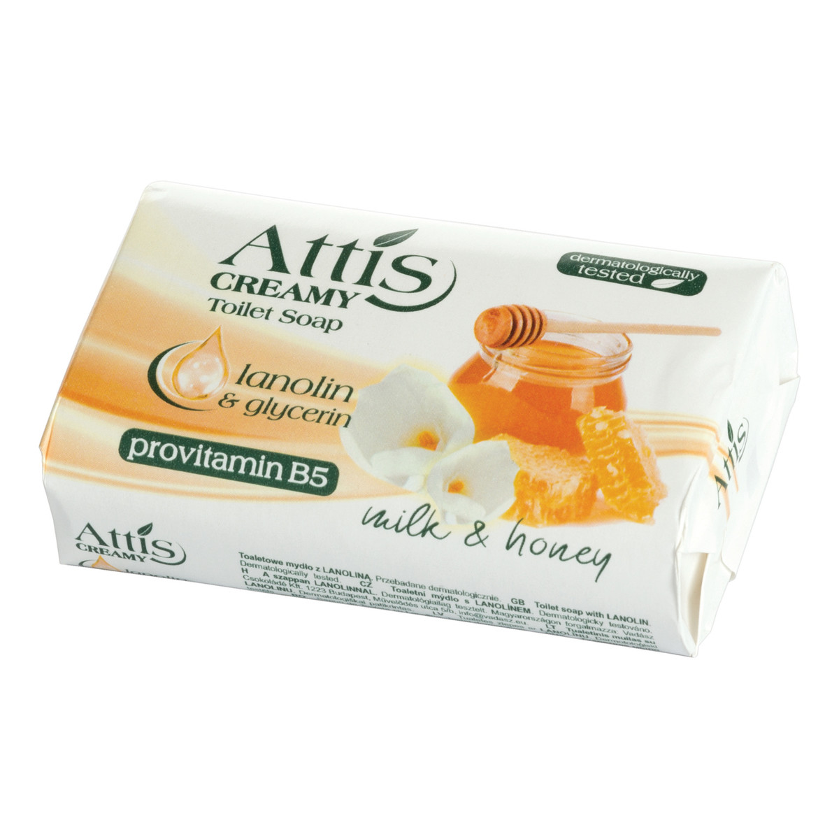 Attis Mydło toaletowe creamy Milk&honey 100g