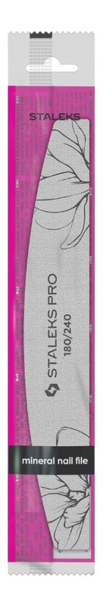 Pro expert pilnik mineralny do paznokci półksiężyc 180/240 1szt