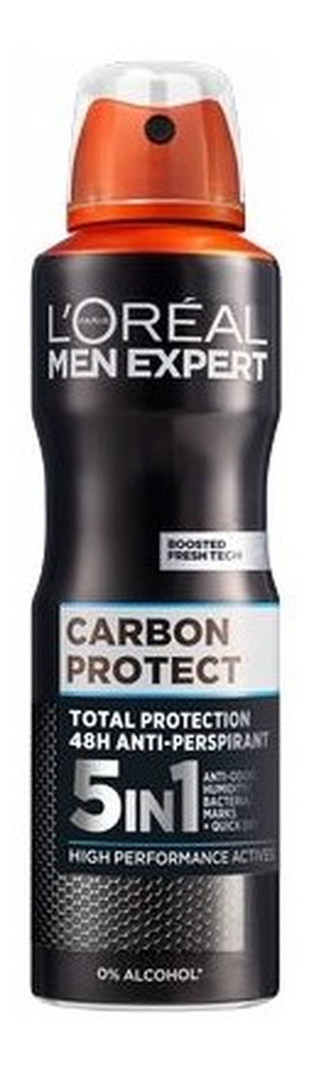 Dezodorant spray Carbon Protect 5w1