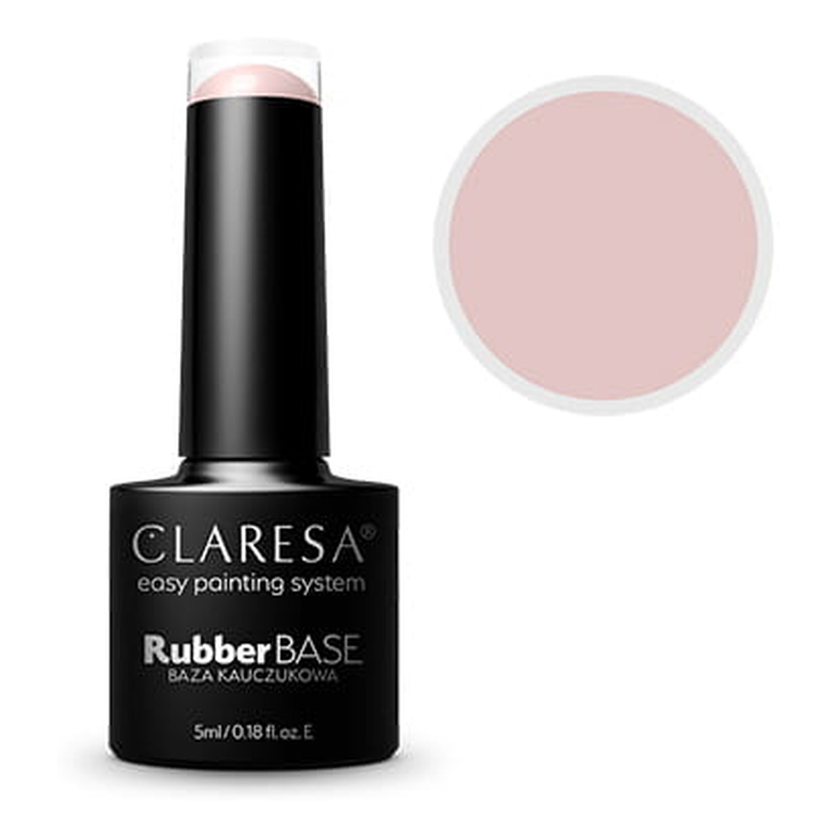 Claresa Rubber base Baza kauczukowa do paznokci 5ml