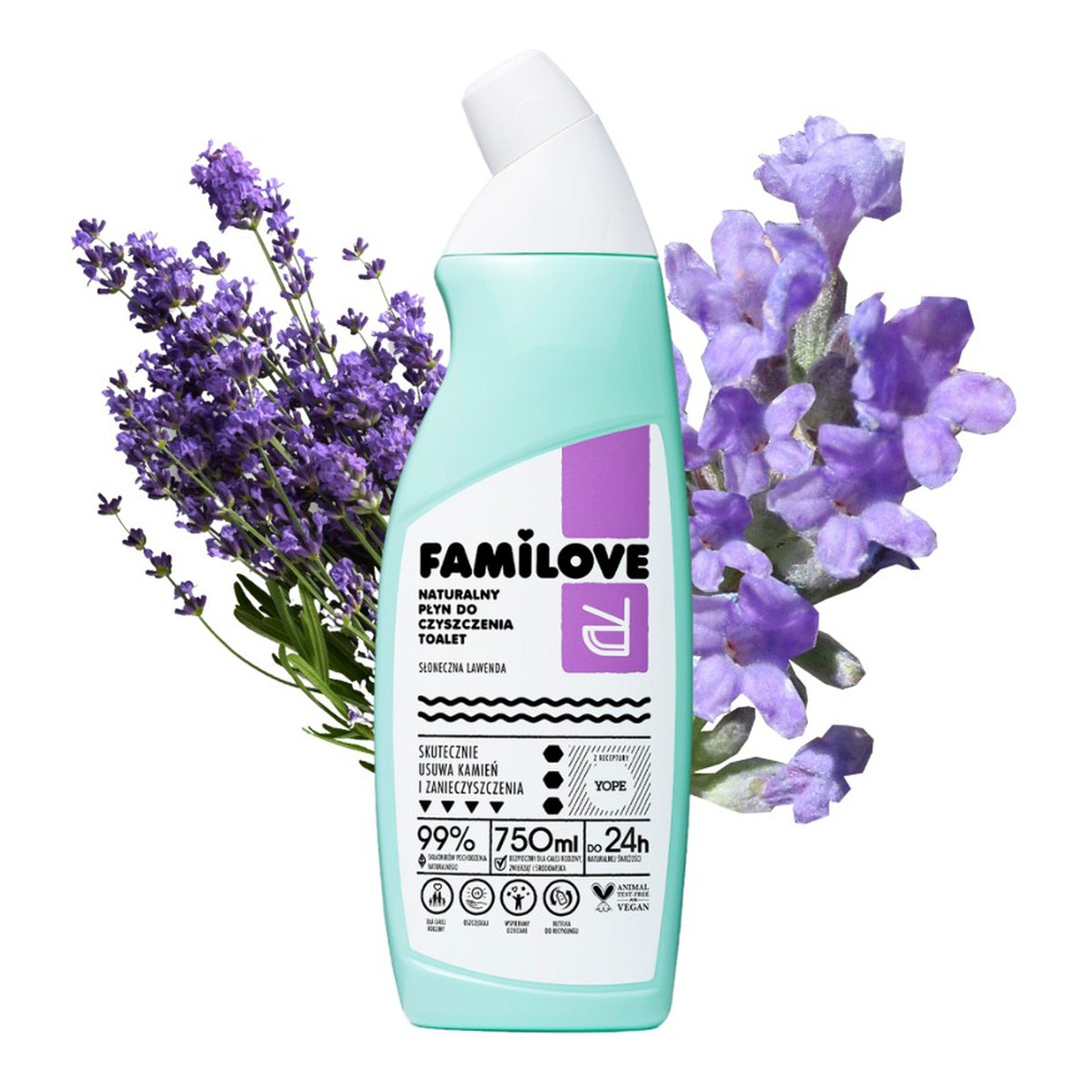 Yope Familove Naturalny płyn do czyszczenia toalet Lawenda 750ml