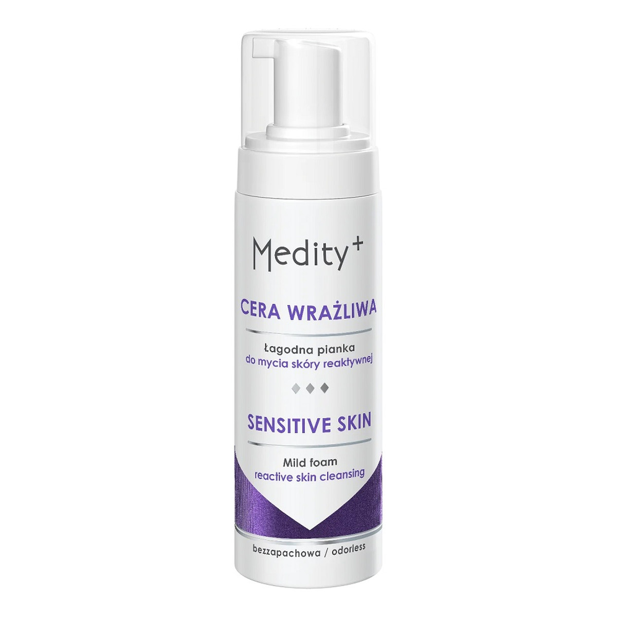 Medity+ Cera wrażliwa łagodna pianka do mycia twarzy 150ml