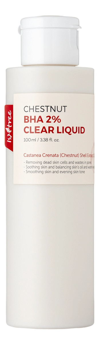 Chestnut line - Solutie 2-in-1 pentru exfoliere si minimizarea porilor cu 2% BHA, | Isntree - My-k România