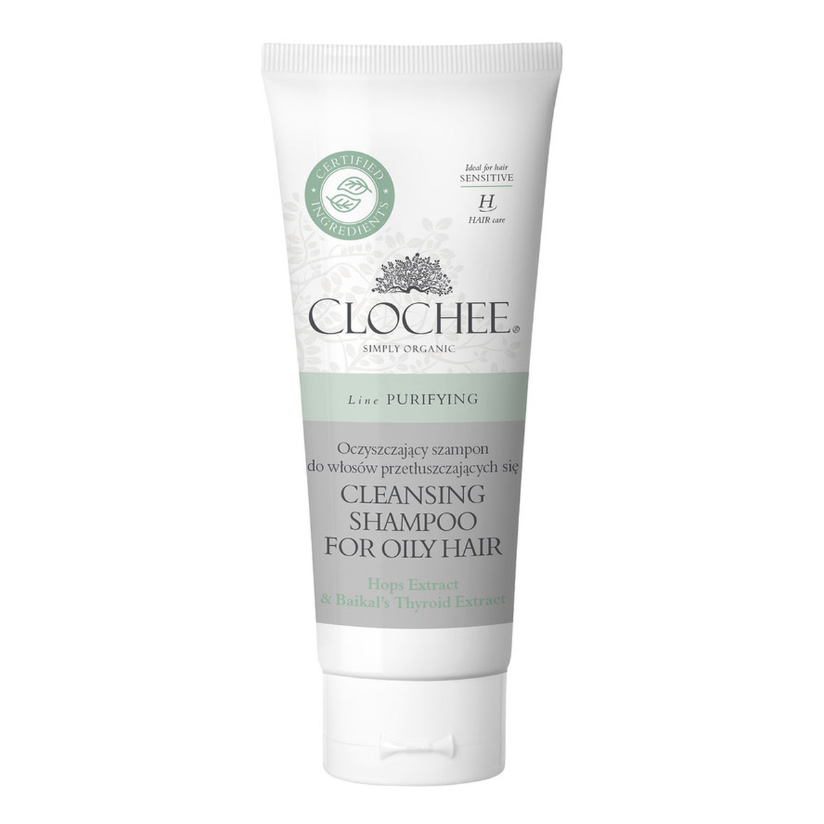 Clochee Oczyszczający szampon do włosów przetłuszczających się. 100ml
