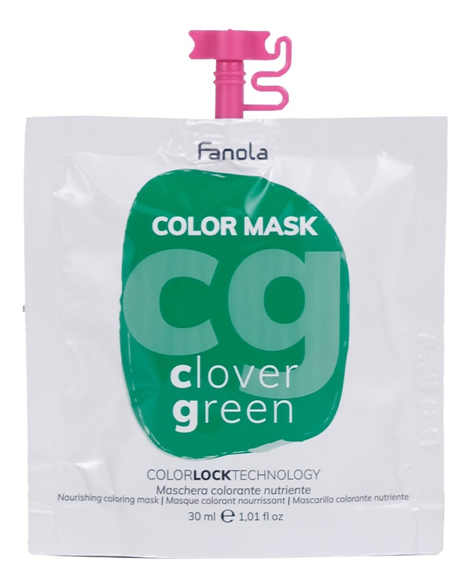 Color mask maska koloryzująca do włosów clover green