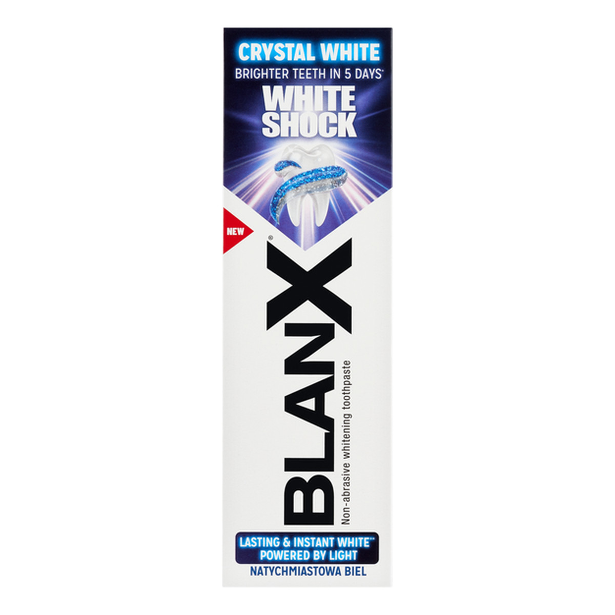 BlanX White Shock Natychmiastowa Biel wybielająca pasta do zębów 75ml