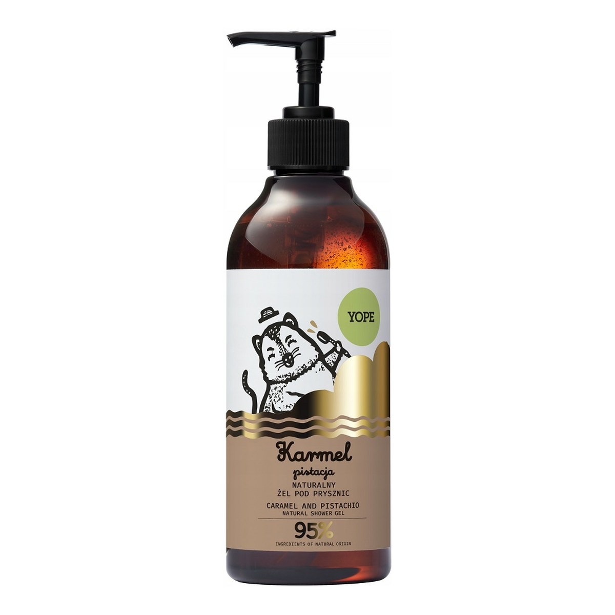 Yope Naturalny żel pod prysznic Karmel & Pistacja 400ml