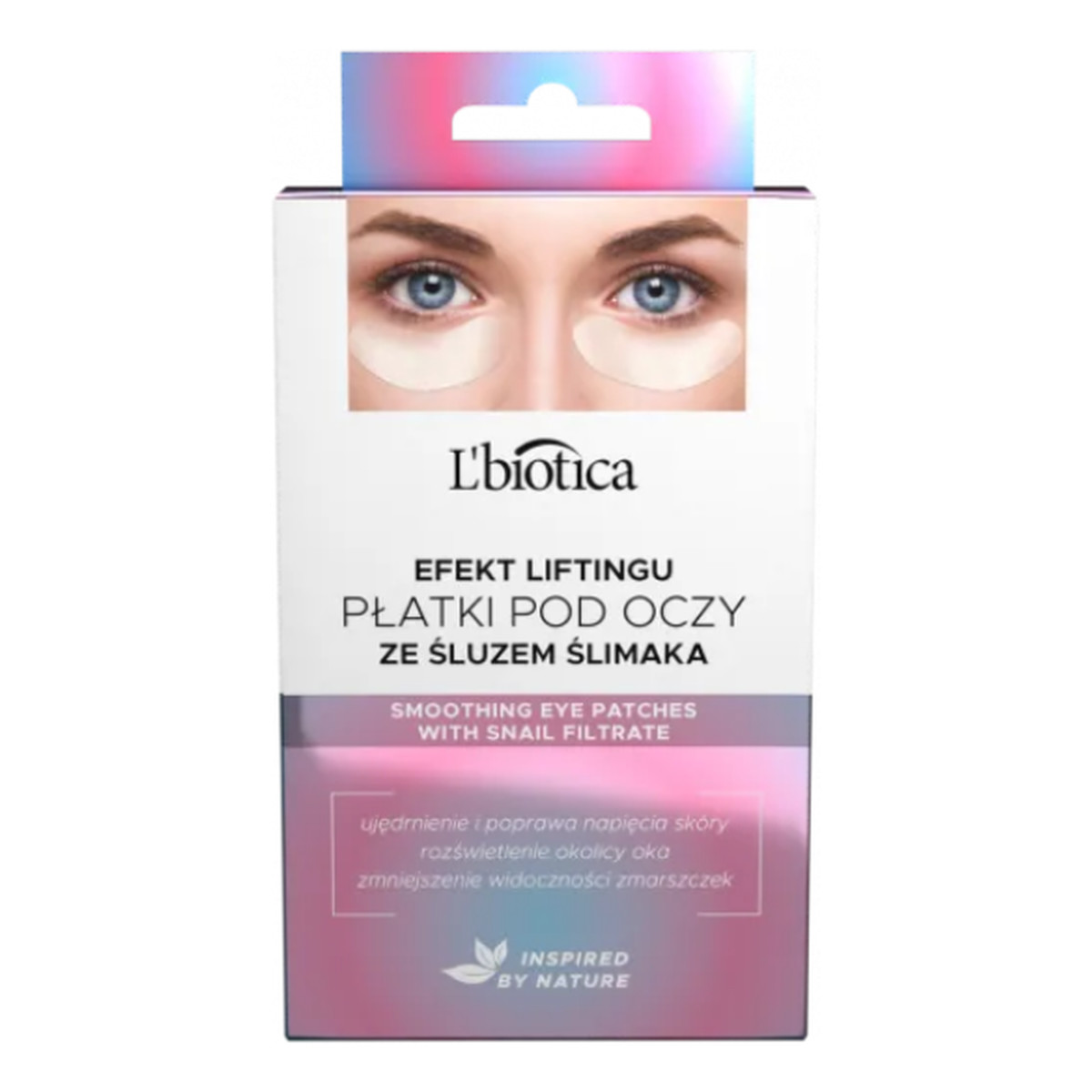 Lbiotica / Biovax Płatki pod oczy Odmładzające Śluz Ślimaka