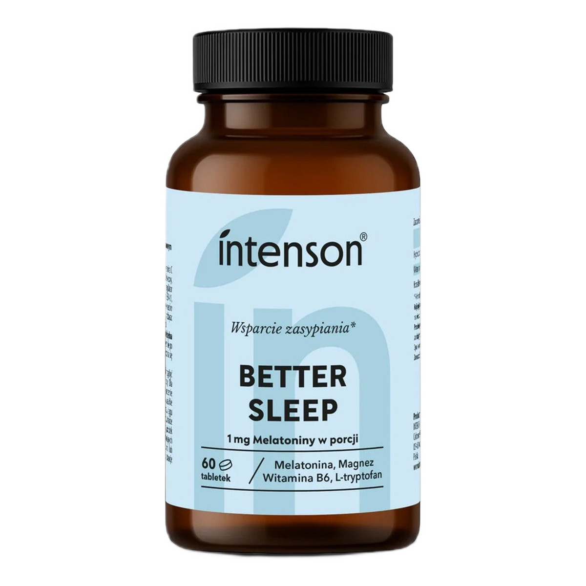 Intenson Better sleep 1mg melatoniny suplement diety 60 tabletek