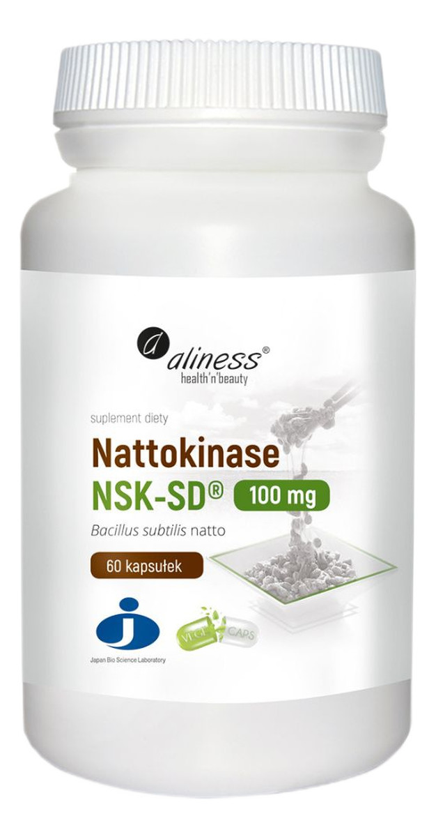 Nattokinase nsk-sd® 100 mg suplement diety 60 kapsułek