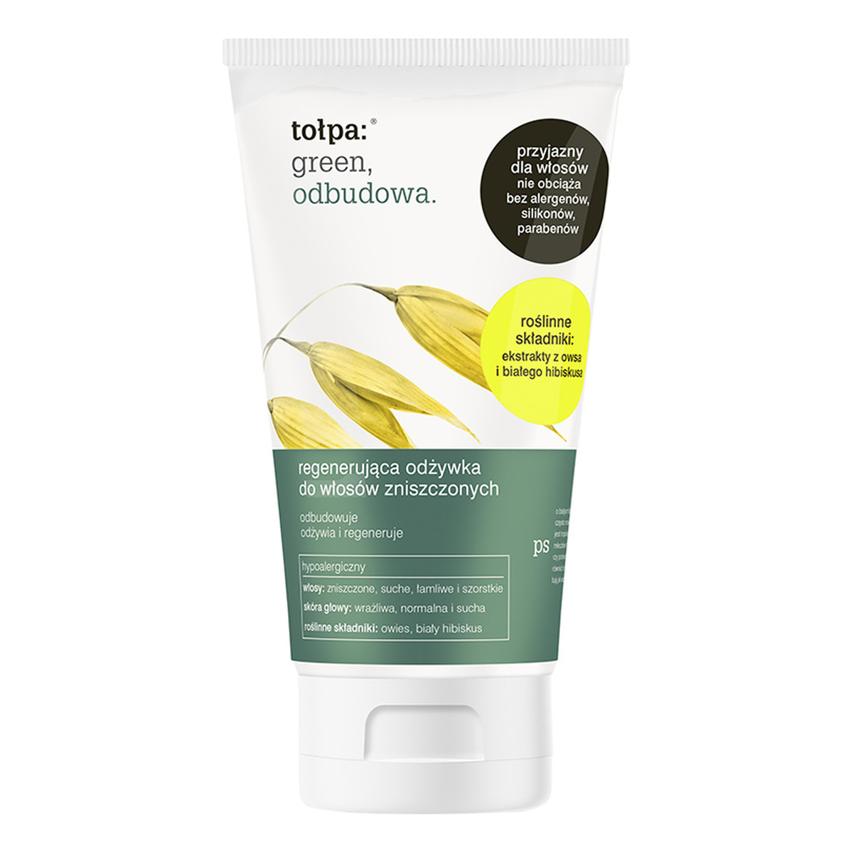Tołpa Green Odbudowa Regenerująca odżywka do włosów zniszczonych 150ml
