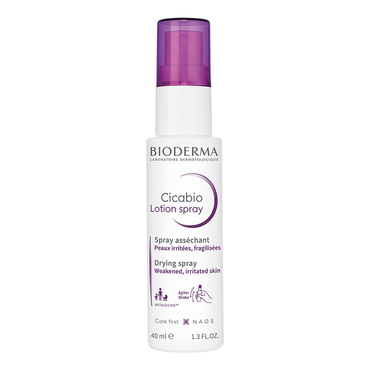 Bioderma Cicabio Lotion Spray antybakteryjny Balsam w sprayu o działaniu regenerującym i osuszającym 40ml