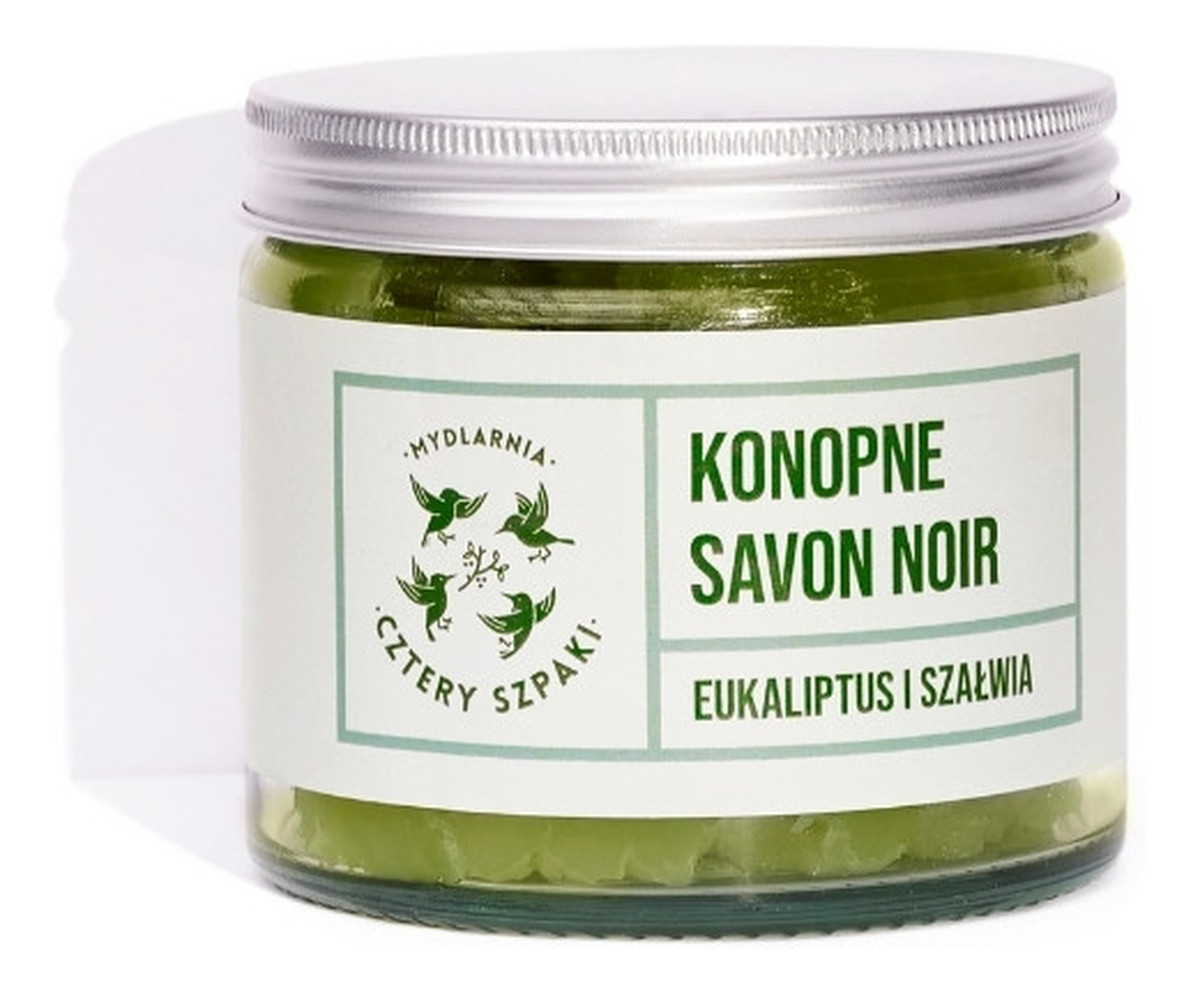 Konopne mydło Savon Noir Eukaliptus i szałwia