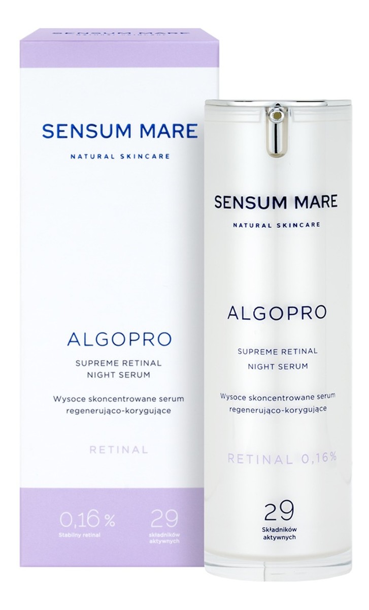 wysoce skoncentrowane serum regenerująco-korygujące z 0.16% retinalem