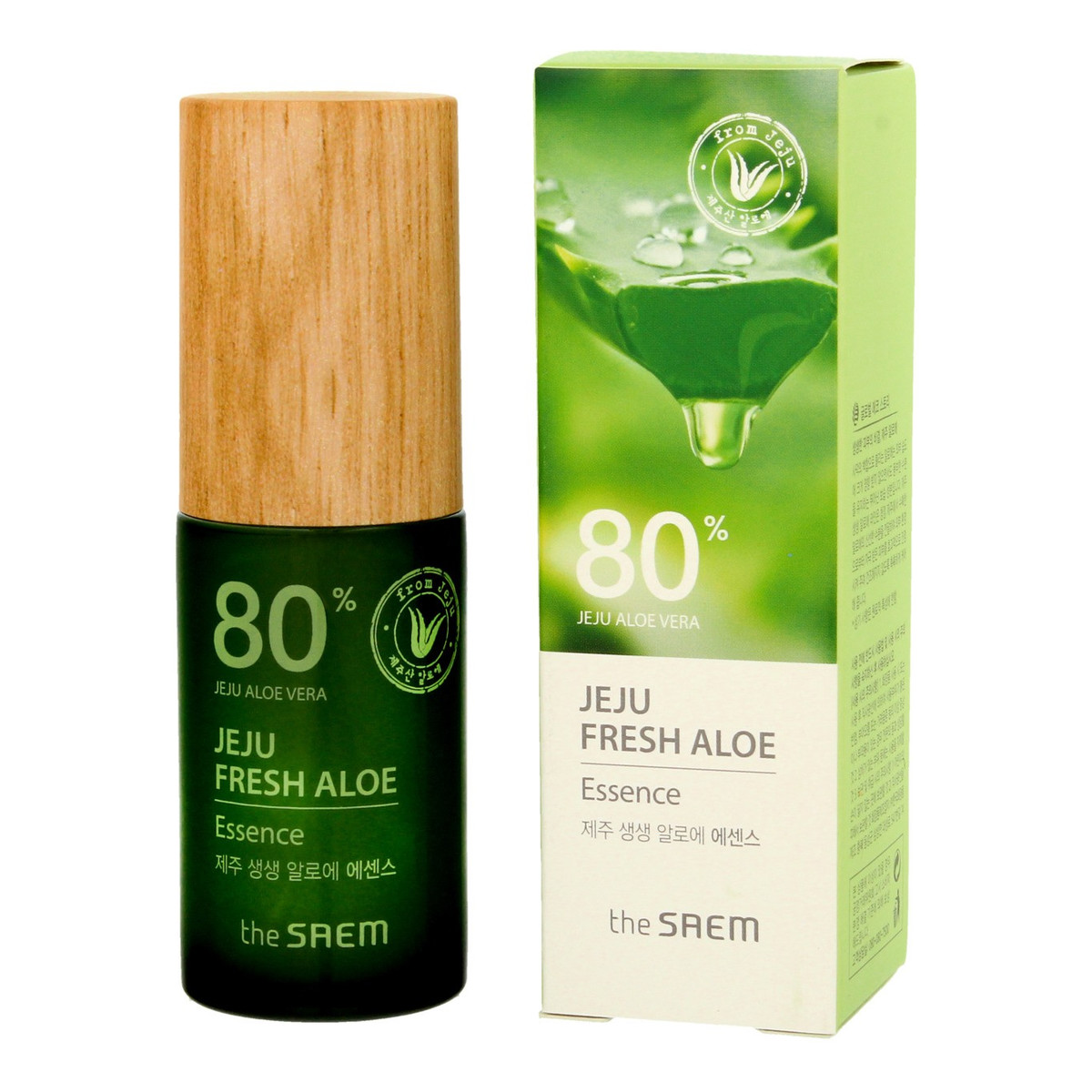 Saem Jeju Fresh Aloe Esencja do twarzy 80% 30ml